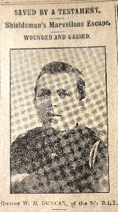 James Hoy Archive Shields Gazette. 8th June 1915